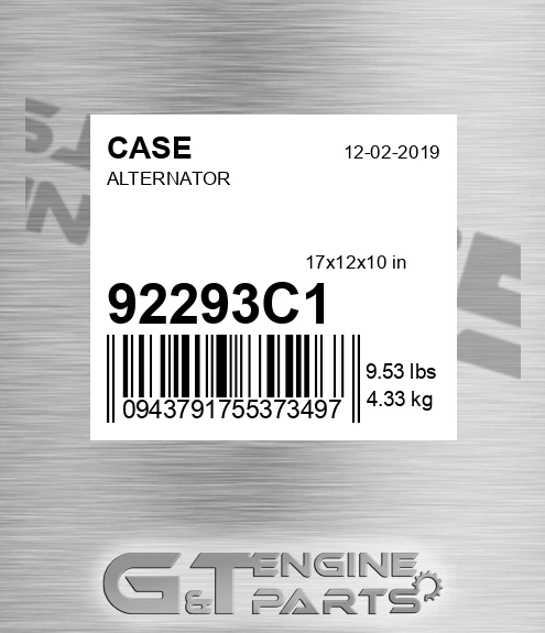 92293C1 Alternator