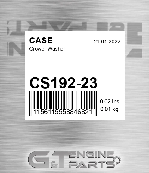 CS192-23 Grower Washer