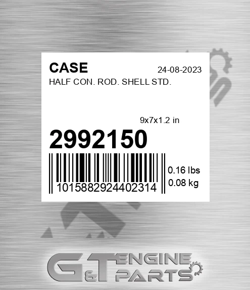 2992150 Half Con. Rod. Shell Std.