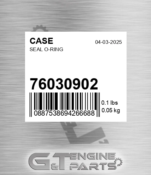 76030902 Seal O-ring