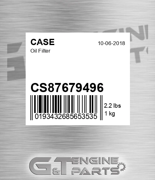 CS87679496 Oil Filter