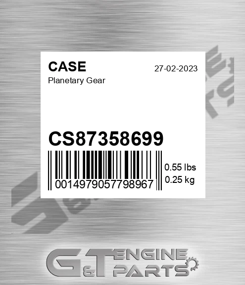 CS87358699 CASE Planetary Gear