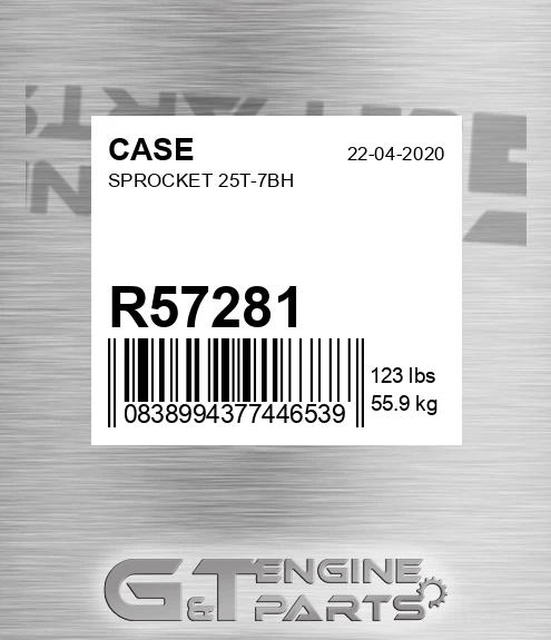 R57281 Sprocket 25t-7bh
