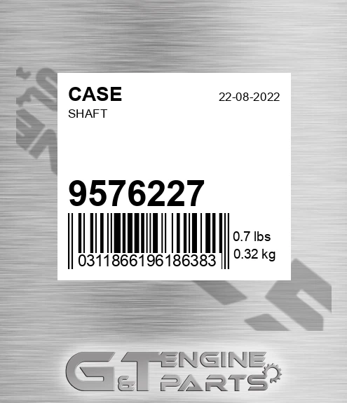 9576227 CASE Shaft