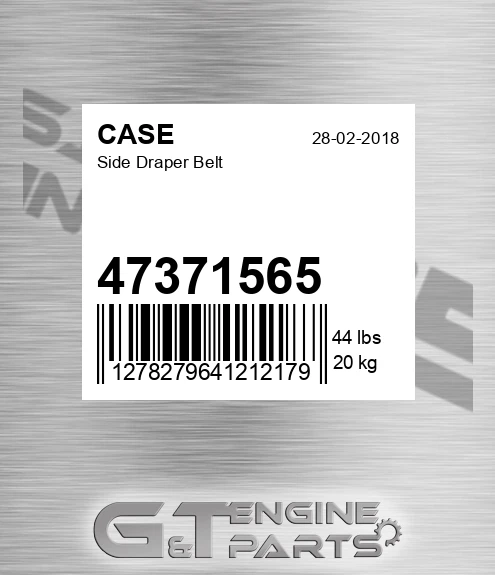 47371565 CASE Side Draper Belt