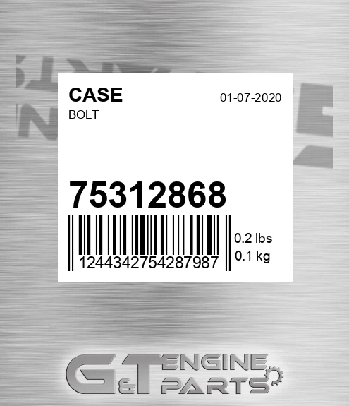 75312868 Bolt