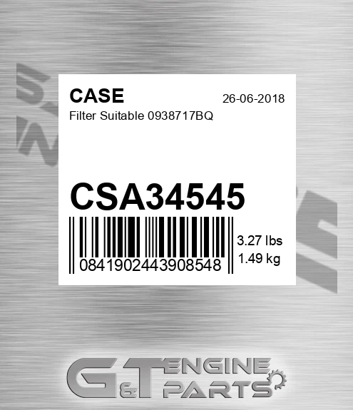 CSA34545 Filter Suitable 0938717bq