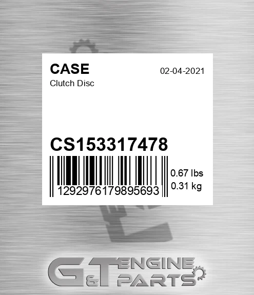 CS153317478 Clutch Disc