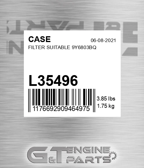 L35496 CASE Filter Suitable 9y6803bq