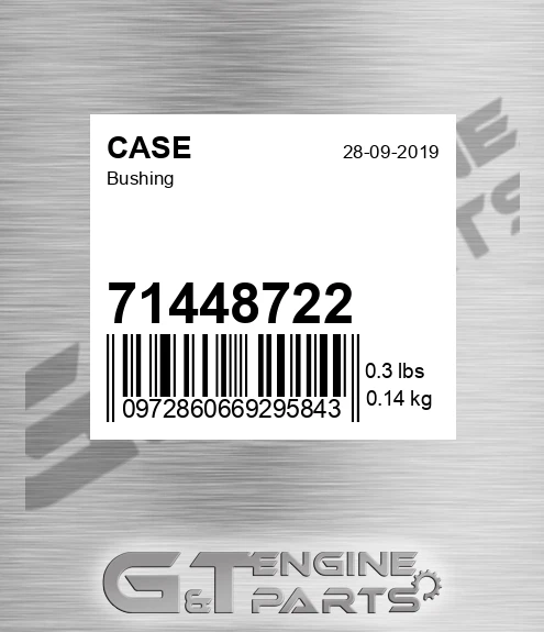 71448722 CASE Bushing