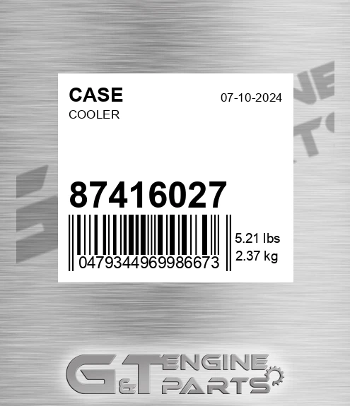 87416027 Cooler