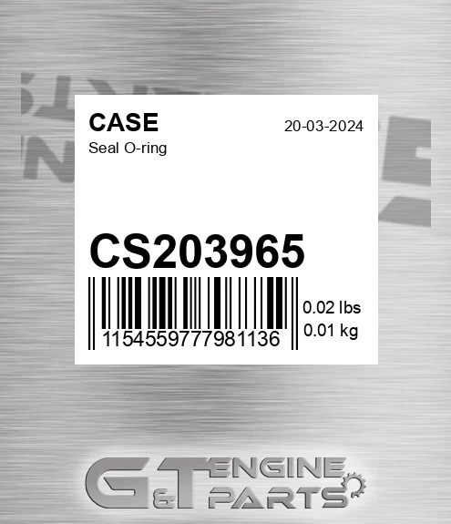 CS203965 Seal O-ring