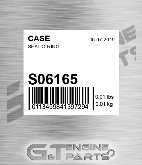 S06165 Seal O-ring
