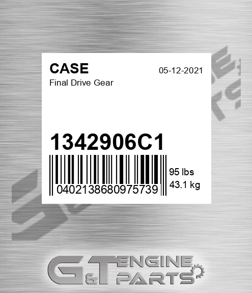 1342906C1 CASE Final Drive Gear