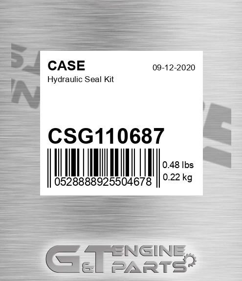 CSG110687 Hydraulic Seal Kit