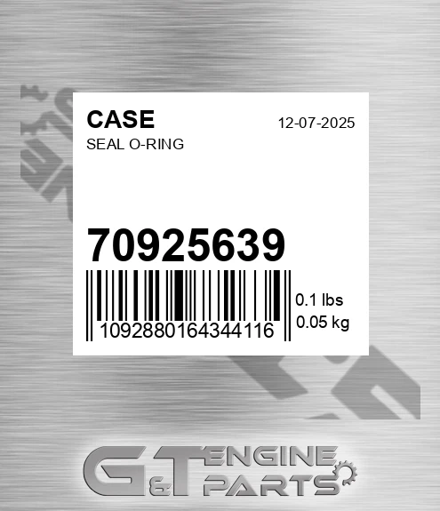 70925639 Seal O-ring
