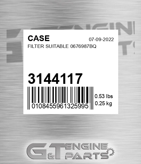 3144117 Filter Suitable 0676987bq