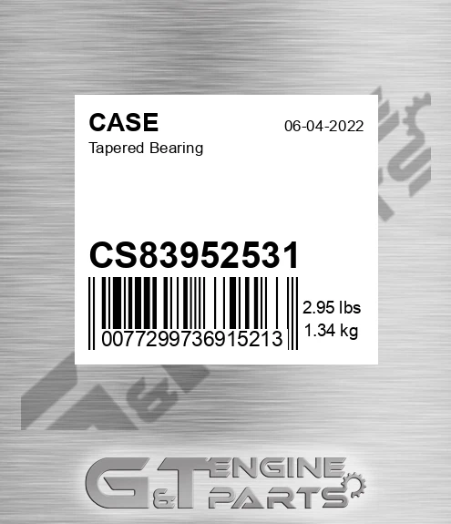 CS83952531 Tapered Bearing