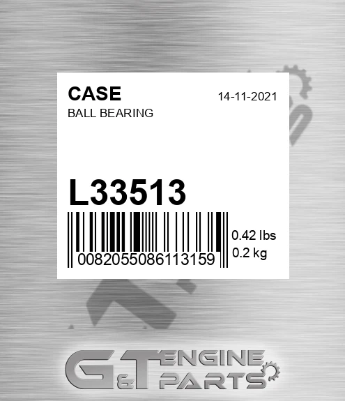 L33513 CASE Ball Bearing