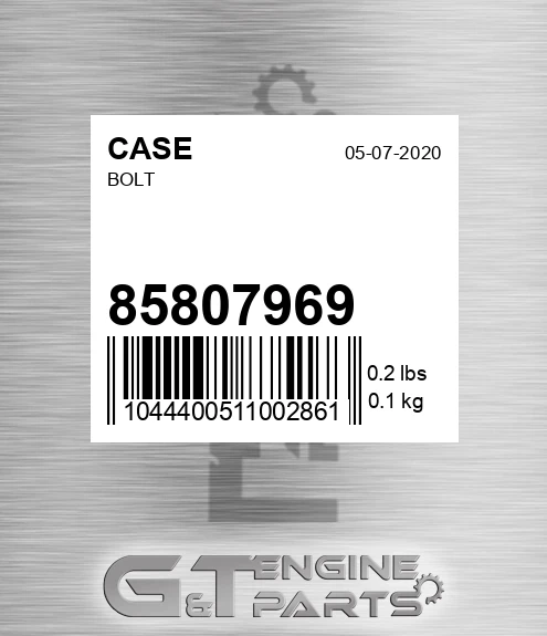 85807969 Bolt