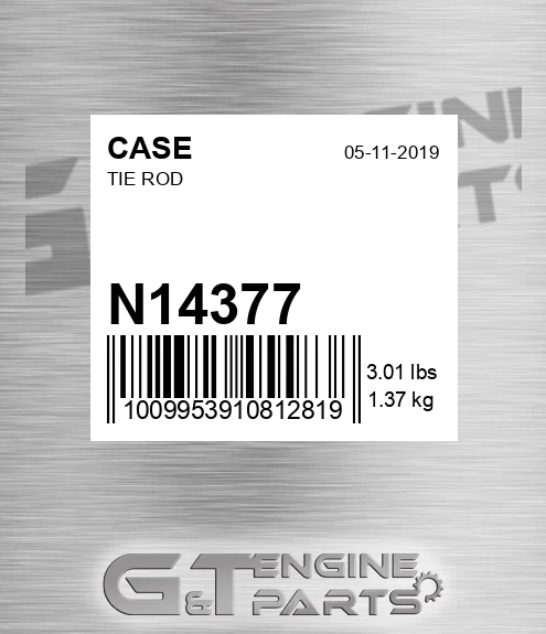N14377 CASE Tie Rod