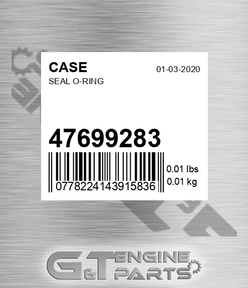 47699283 CASE Seal O-ring