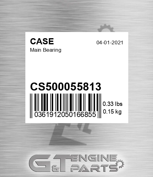 CS500055813 Main Bearing