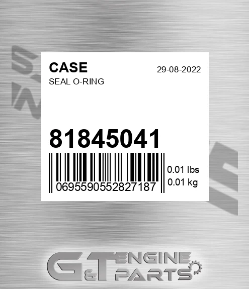 81845041 Seal O-ring