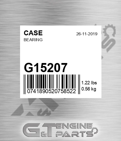 G15207 CASE Bearing