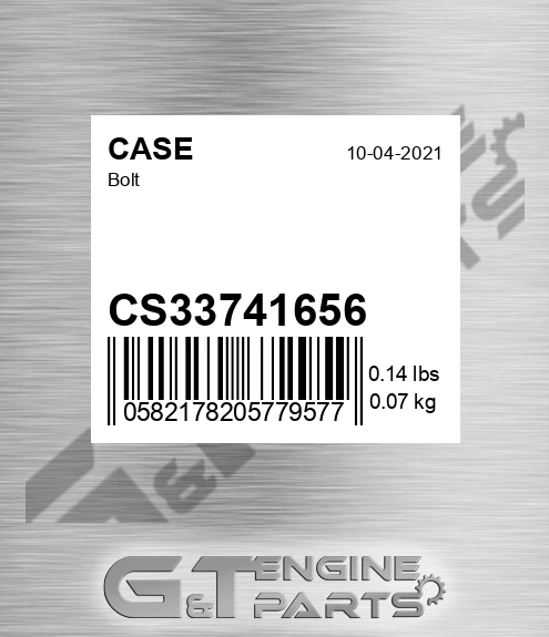 CS33741656 Bolt