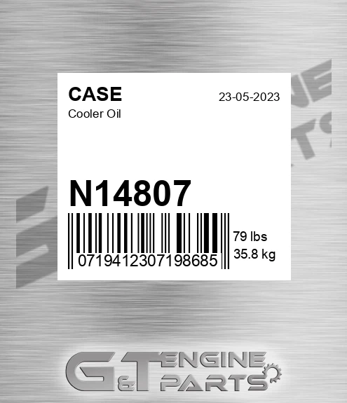 N14807 CASE Cooler Oil