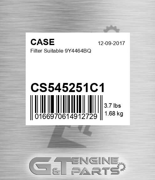 CS545251C1 Filter Suitable 9y4464bq