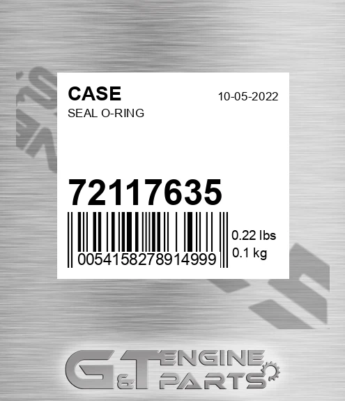 72117635 Seal O-ring