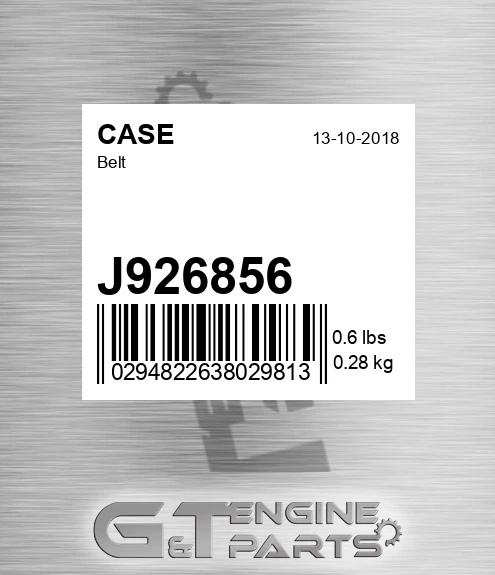 J926856 Belt