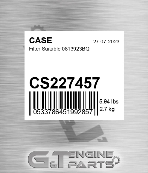 CS227457 Filter Suitable 0813923bq