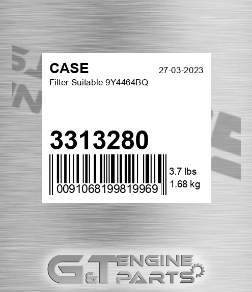 3313280 CASE Filter Suitable 9y4464bq