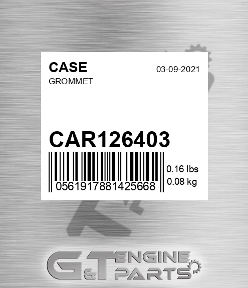 CAR126403 Grommet
