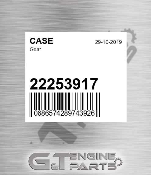 22253917 Gear