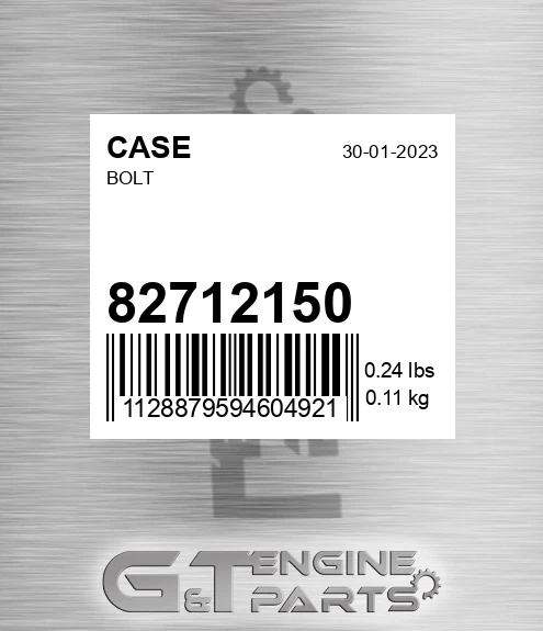 827-12150 Bolt