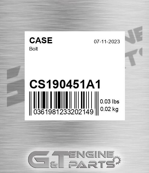 CS190451A1 Bolt