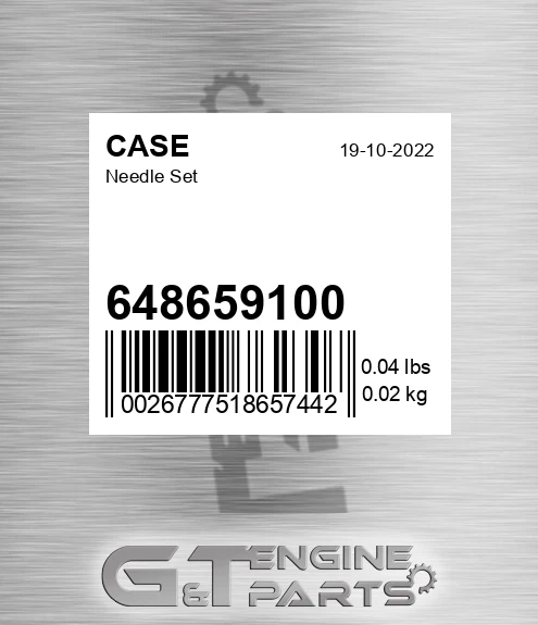 648659100 Needle Set