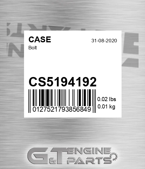 CS5194192 Bolt