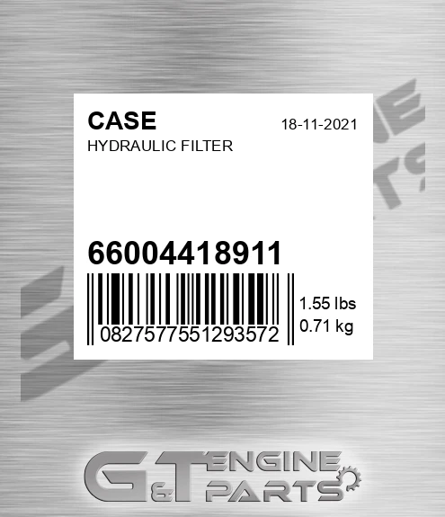 66004418911 CASE Hydraulic Filter