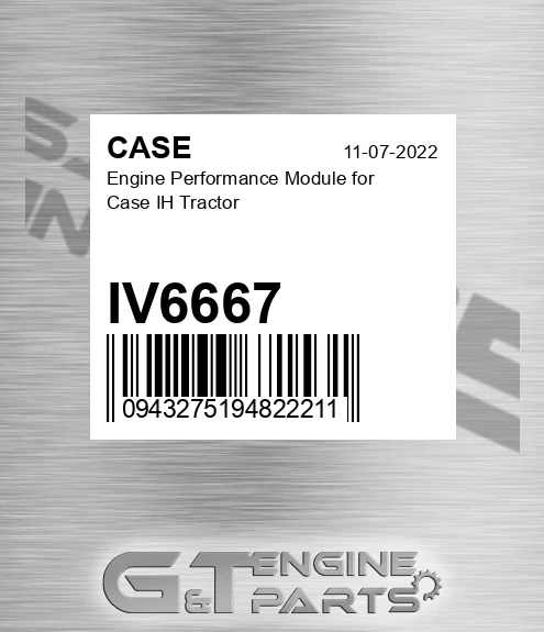 IV6667 CASE Engine Performance Module For Case Ih Tractor