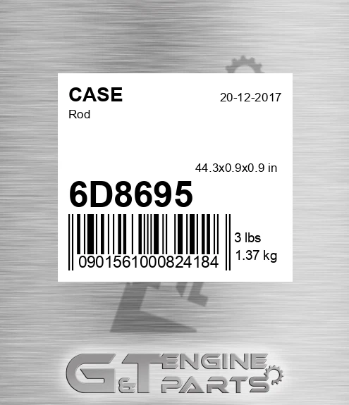 6D8695 Rod