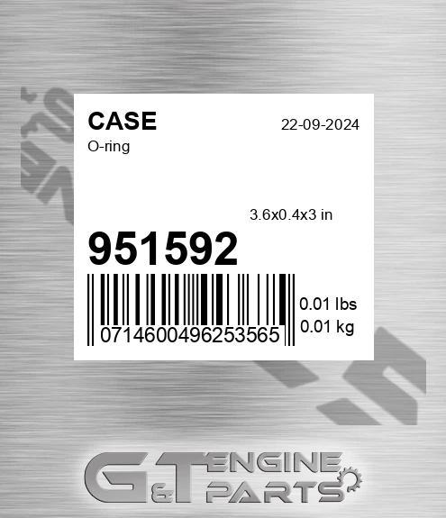 951592 CASE O-ring
