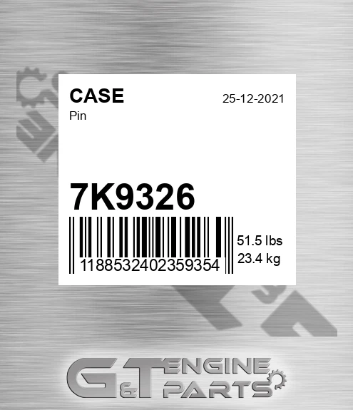 7K9326 CASE Pin