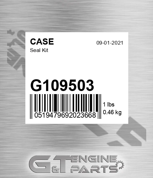 G109503 Seal Kit