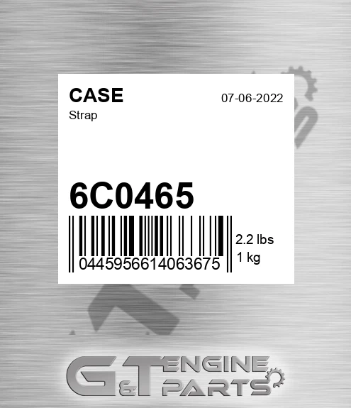 6C0465 Strap