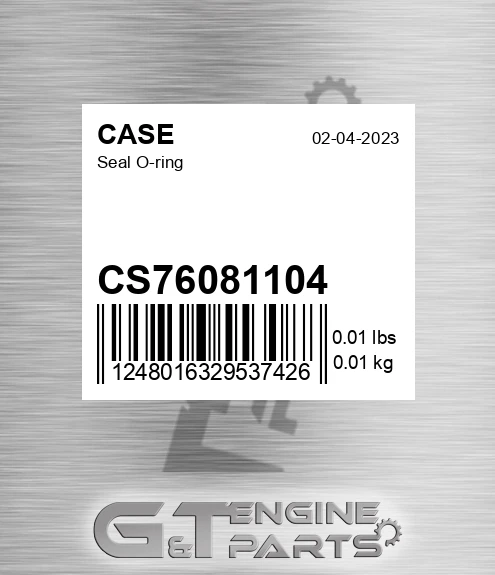 CS76081104 Seal O-ring